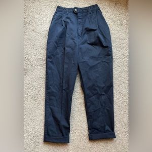 Vintage High Waisted Chino Trousers